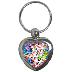Colorful pother Key Chains (Heart) 