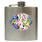 Colorful pother Hip Flask (6 oz)