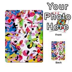 Jack Colorful pother Playing Cards 54 Designs  from ZippyPress Front - DiamondJ