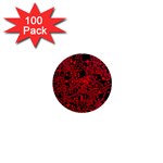 Red emotion 1  Mini Magnets (100 pack) 