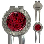 Red emotion 3-in-1 Golf Divots