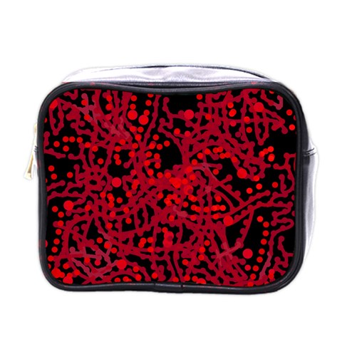 Red emotion Mini Toiletries Bags from ZippyPress Front