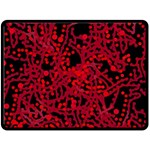 Red emotion Double Sided Fleece Blanket (Large) 