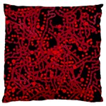 Red emotion Large Flano Cushion Case (Two Sides)