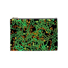 Green emotions Cosmetic Bag (Medium)  from ZippyPress Front