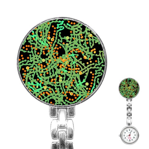Green emotions Stainless Steel Nurses Watch from ZippyPress Front