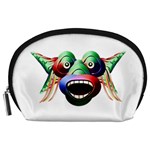 Futuristic Funny Monster Character Face Accessory Pouches (Large) 