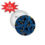 Blue fantasy 1.75  Buttons (10 pack)
