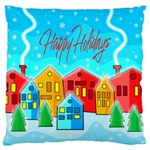 Christmas magical landscape  Standard Flano Cushion Case (Two Sides)