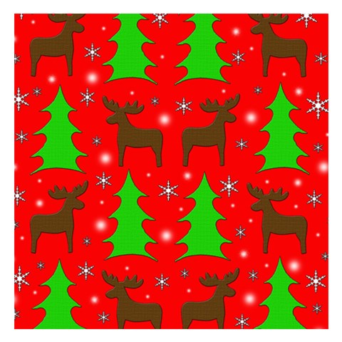 Reindeer and Xmas trees pattern Small Memo Pads from ZippyPress 3.75 x3.75  Memopad