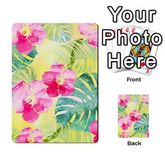 Tropical Dream Hibiscus Pattern Playing Cards 54 Designs  from ZippyPress Back