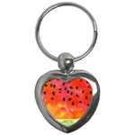 Abstract Watermelon Key Chains (Heart) 