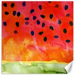 Abstract Watermelon Canvas 12  x 12  