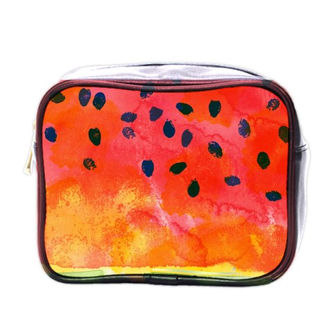 Abstract Watermelon Mini Toiletries Bags from ZippyPress Front