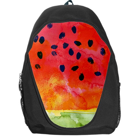 Abstract Watermelon Backpack Bag from ZippyPress Front