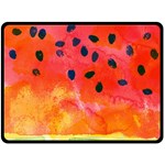 Abstract Watermelon Double Sided Fleece Blanket (Large) 
