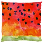 Abstract Watermelon Standard Flano Cushion Case (One Side)