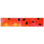 Abstract Watermelon Flano Scarf (Small)