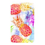 Colorful Pineapples Over A Blue Background Memory Card Reader
