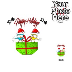 Cute Xmas birds Playing Cards 54 (Heart)  from ZippyPress Front - Club10