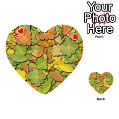 Ace Autumn flowers Playing Cards 54 (Heart)  from ZippyPress Front - HeartA