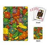 Decorative flowers Playing Card