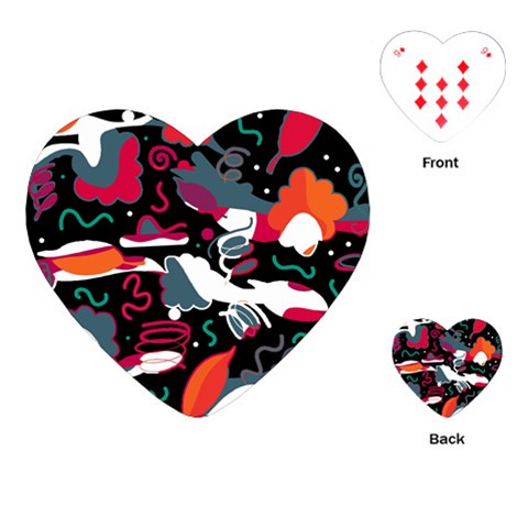 Fly away  Playing Cards (Heart)  from ZippyPress Front