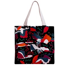Fly away  Zipper Grocery Tote Bag from ZippyPress Back
