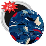 Ocean 3  Magnets (100 pack)