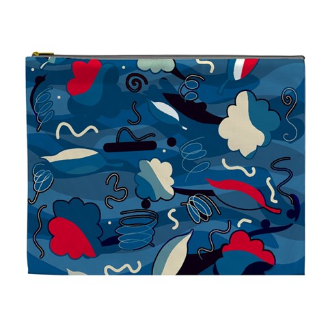 Ocean Cosmetic Bag (XL) from ZippyPress Front