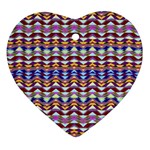 Ethnic Colorful Pattern Ornament (Heart) 