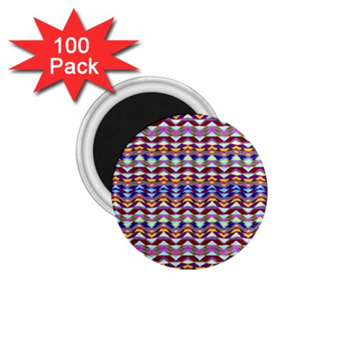 Ethnic Colorful Pattern 1.75  Magnets (100 pack)  from ZippyPress Front