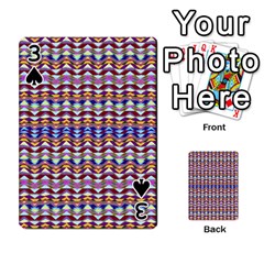 Ethnic Colorful Pattern Playing Cards 54 Designs  from ZippyPress Front - Spade3