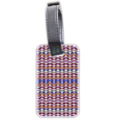 Ethnic Colorful Pattern Luggage Tags (Two Sides) from ZippyPress Back