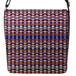 Ethnic Colorful Pattern Flap Messenger Bag (S)
