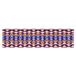Ethnic Colorful Pattern Satin Scarf (Oblong)