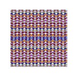 Ethnic Colorful Pattern Small Satin Scarf (Square) 