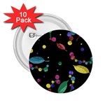 Space garden 2.25  Buttons (10 pack) 