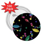 Space garden 2.25  Buttons (100 pack) 