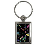 Space garden Key Chains (Rectangle) 