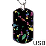 Space garden Dog Tag USB Flash (Two Sides) 
