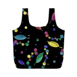 Space garden Full Print Recycle Bags (M) 