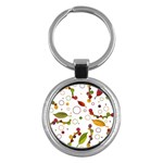 Adorable floral design Key Chains (Round) 