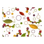 Adorable floral design Double Sided Flano Blanket (Mini) 