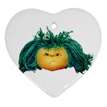 Angry Girl Doll Ornament (Heart) 