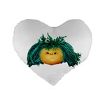 Angry Girl Doll Standard 16  Premium Heart Shape Cushions