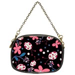 Pink ladybugs and flowers  Chain Purses (Two Sides) 