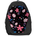 Pink ladybugs and flowers  Backpack Bag