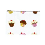 Colorful cupcakes  Cosmetic Bag (Large) 