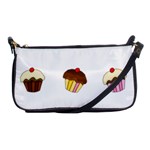 Colorful cupcakes  Shoulder Clutch Bags
